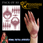 Henna Tattoo Pack of 10