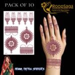 Henna Tattoo Pack of 10