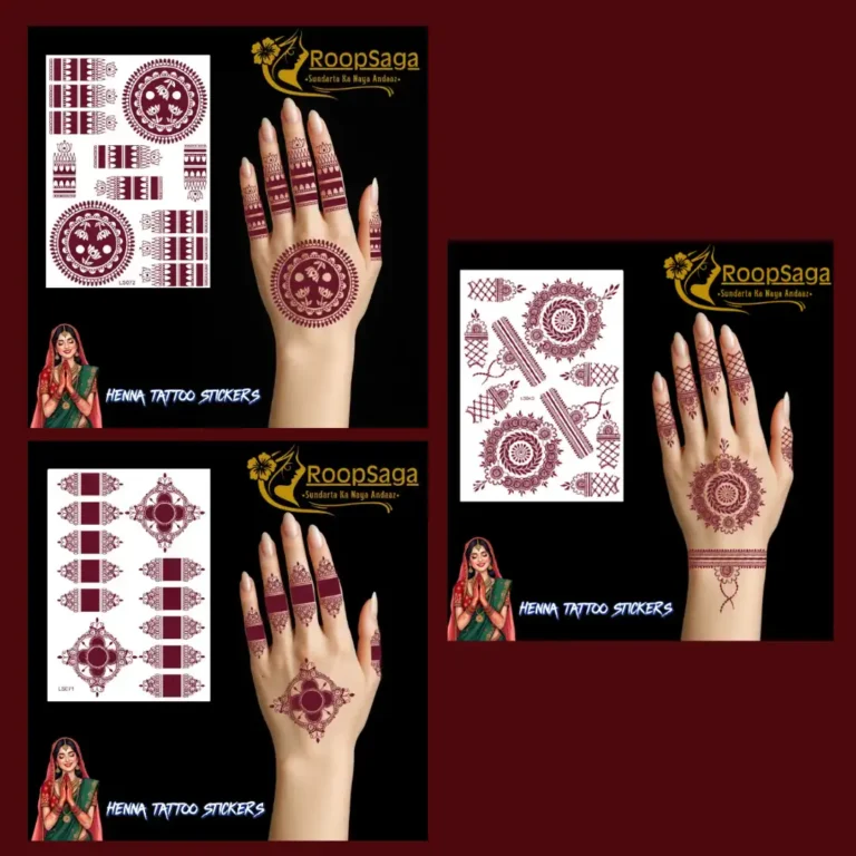 Roopsaga Henna Tatto Pack of 3