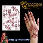 Roopsaga Temporary Henna Tattoo Sticker Mehndi Stickers LS1