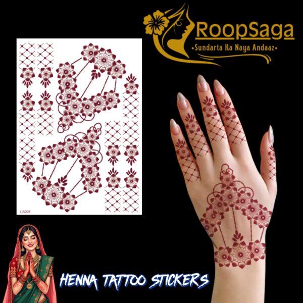 Mehndi Stickers LS1