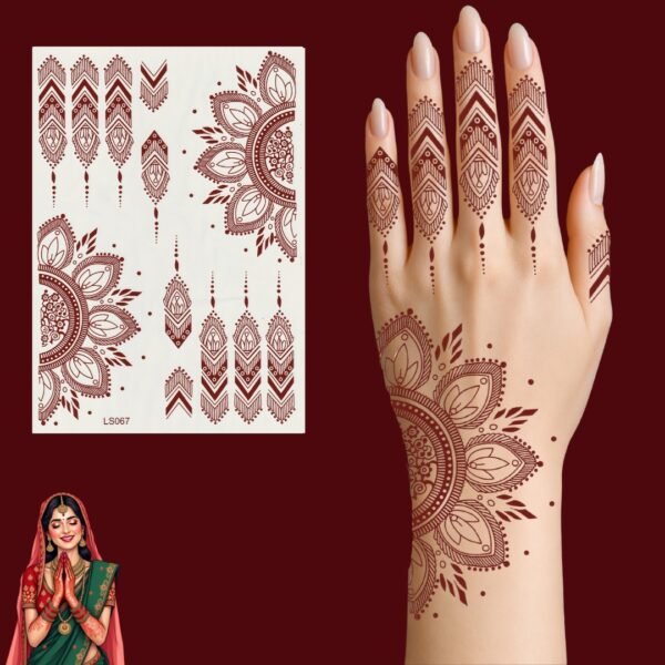 Roopsaga Temporary Henna Tattoo Sticker LS67