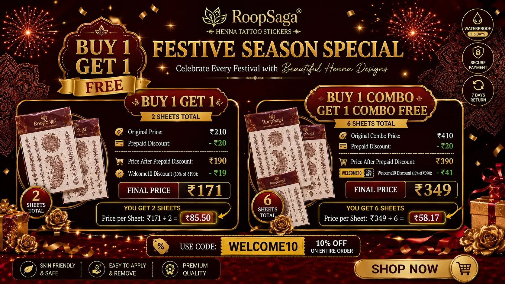 RoopSaga Offer Banner